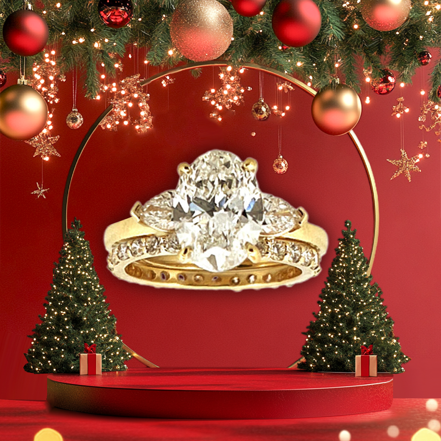 Christmas🎄sale now:-80%👑CZTICLE™ Magnetology Moissanite Diamond Ring