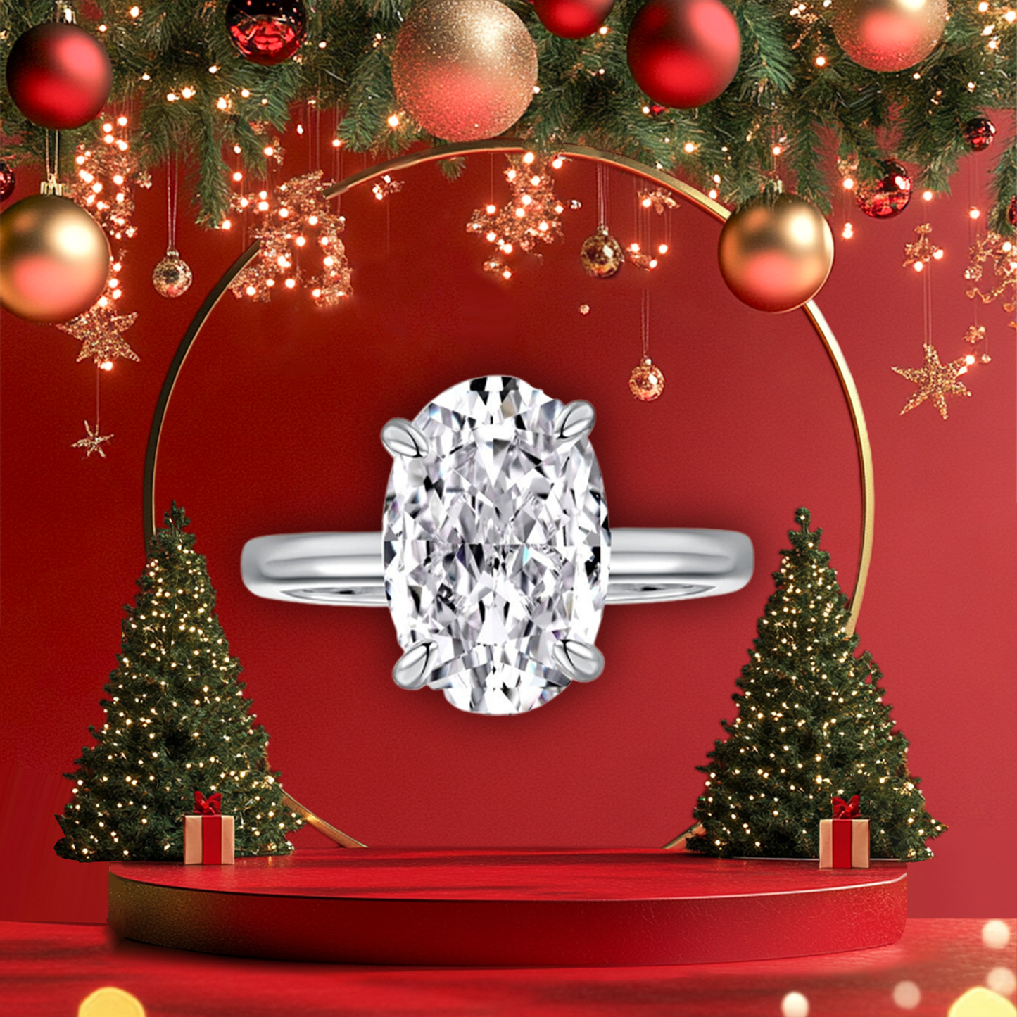 Christmas🎄sale now:-80%👑CZTICLE™ Magnetology Moissanite Diamond Ring